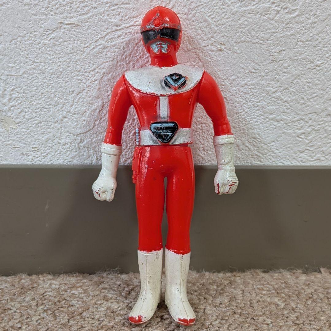 大戦隊　ゴーグルファイブ　ソフビ　ポピー　日本製　5体セット　昭和レトロ　戦隊