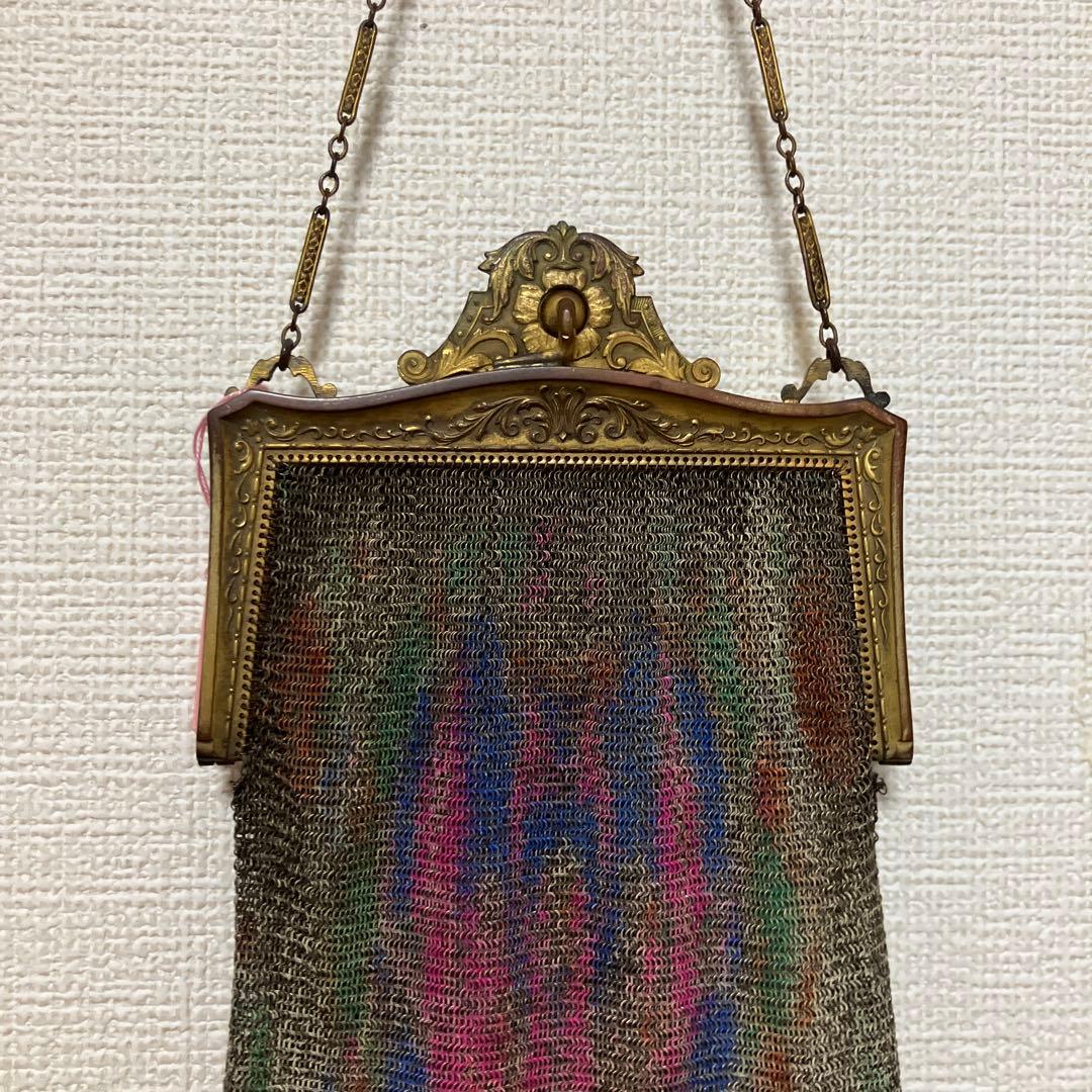 フランス　1920年　メタルバッグ