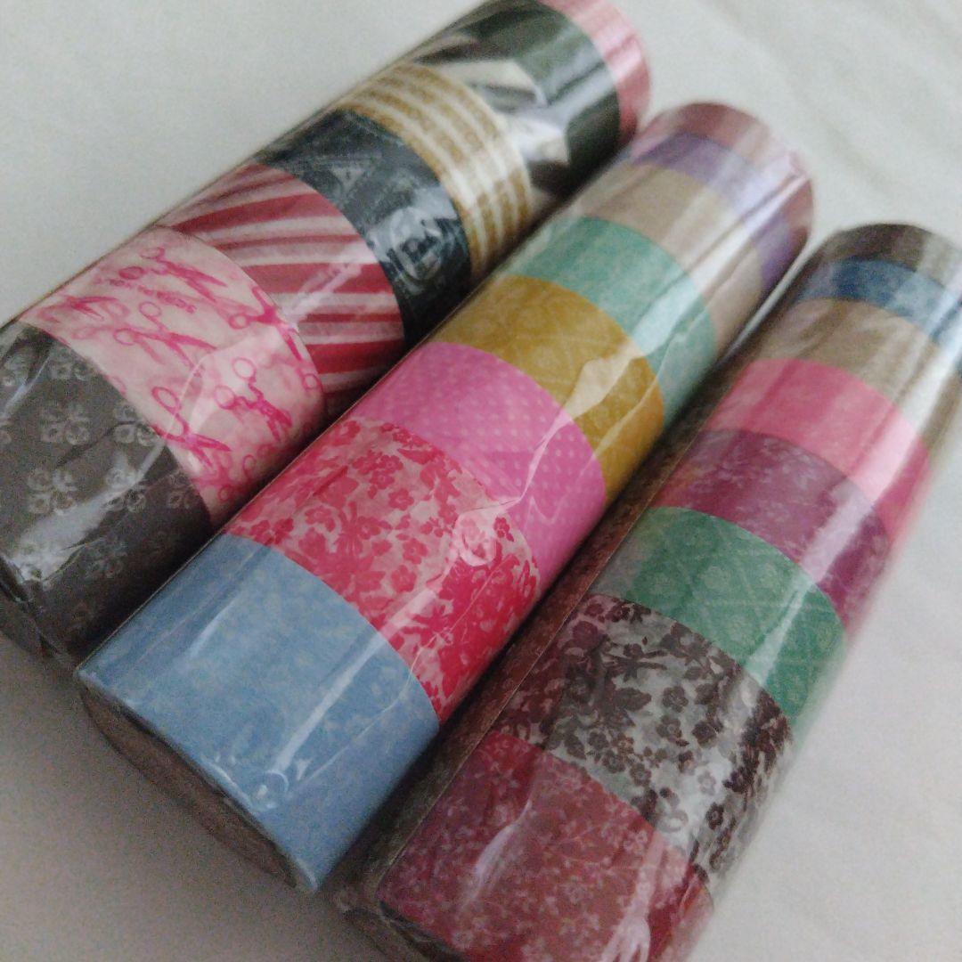 マークス マスキングテープ ミニサイズ8巻セット 3種類まとめて