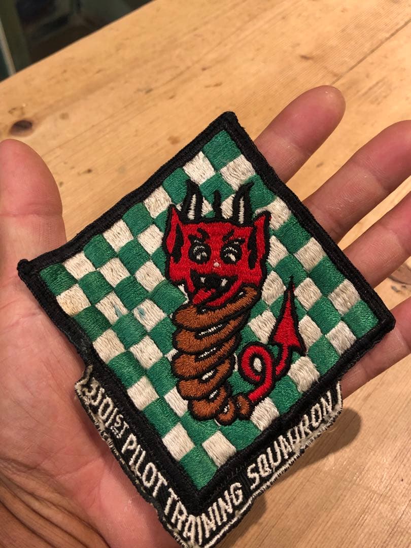 ビンテージ　60s デビル 悪魔　サタン ワッペン　ミッドセンチュリー レトロ