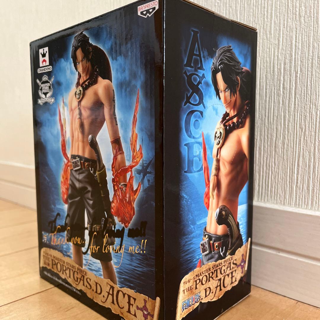 【希少】未開封　ワンピースフィギュア　印刷ズレ　エース　マスターズピース