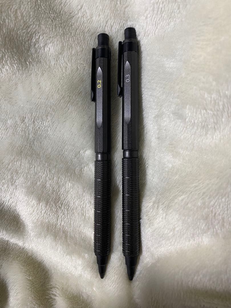 【限定色ガンメタ】ぺんてる オレンズネロ 0.2/0.3 2本セット（要メンテ）