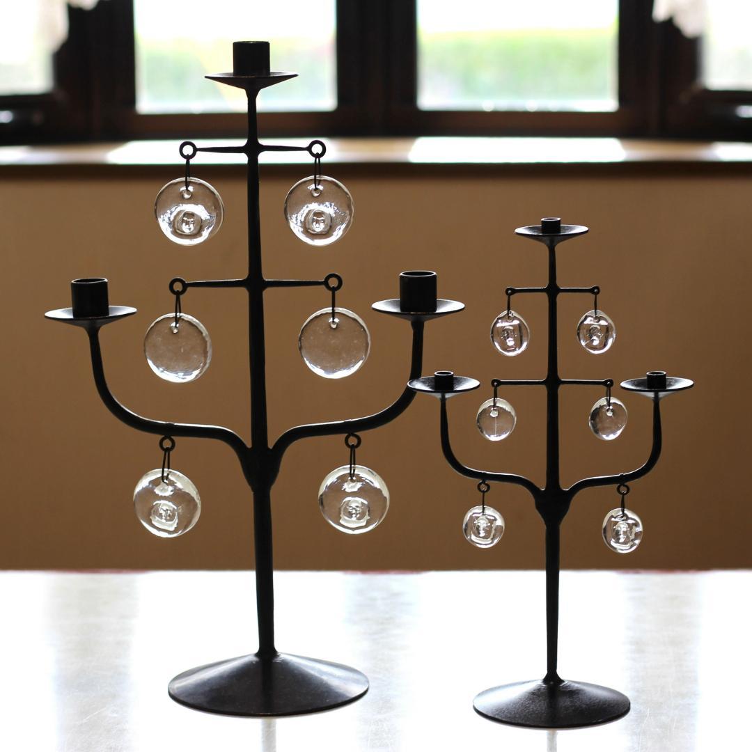 【刻印有】Erik Hoglund　エリックホグラン　ツリー型キャンドルスタンド