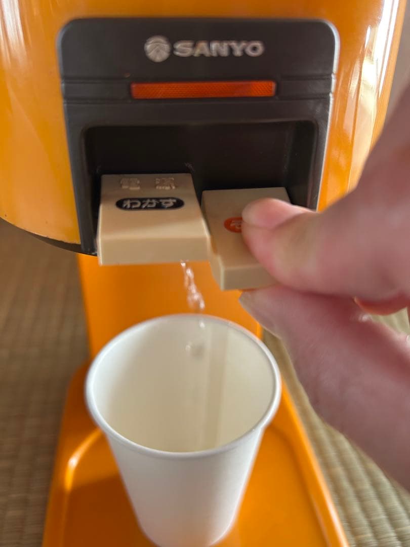 希少サンヨー Hi-Pot 業務用保温ポット 昭和レトロ オレンジ 通電確認済