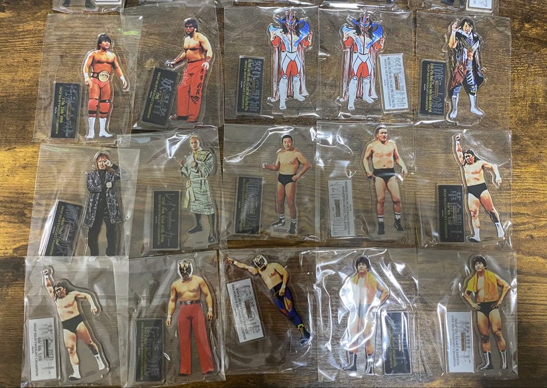 新日本プロレス50周年記念くじ　D賞　レジェンドアクリルスタンド　25種　コンプ