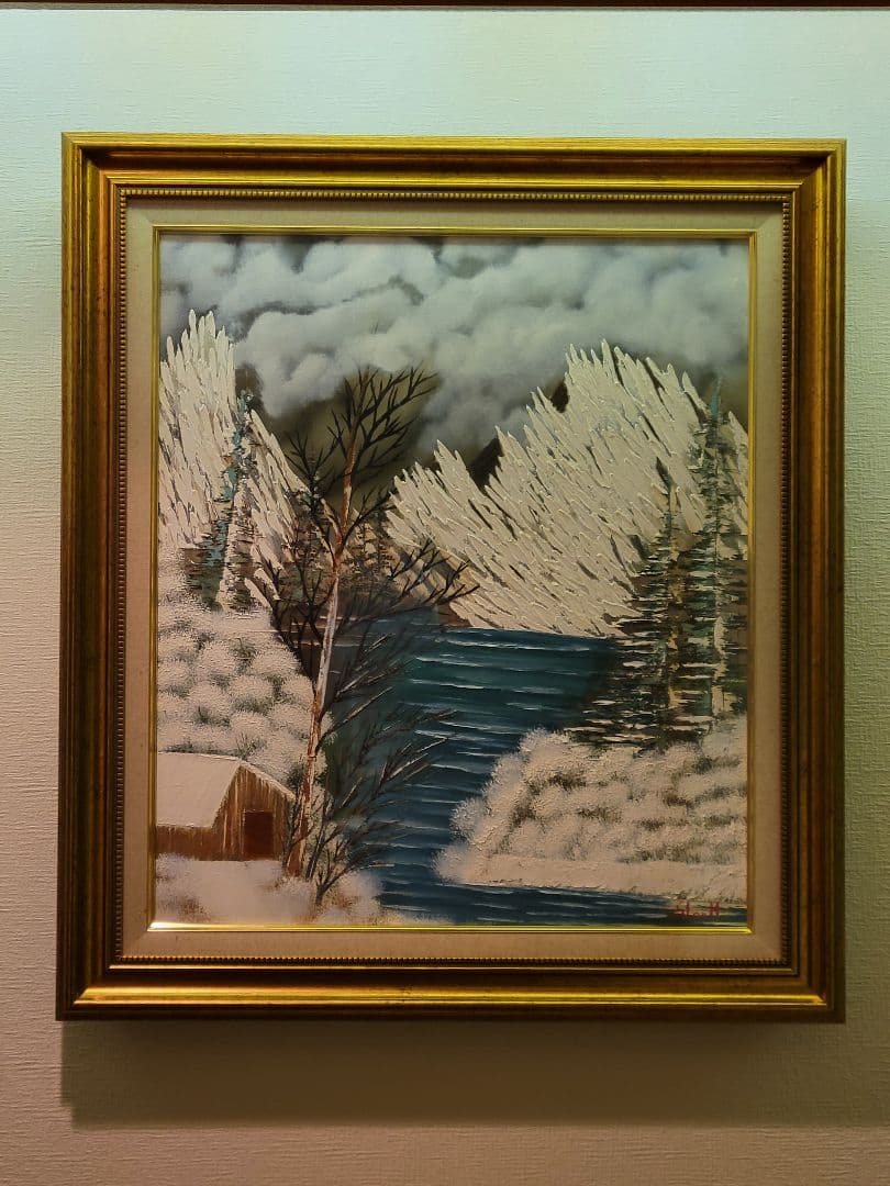 絵画 Winter Mountain