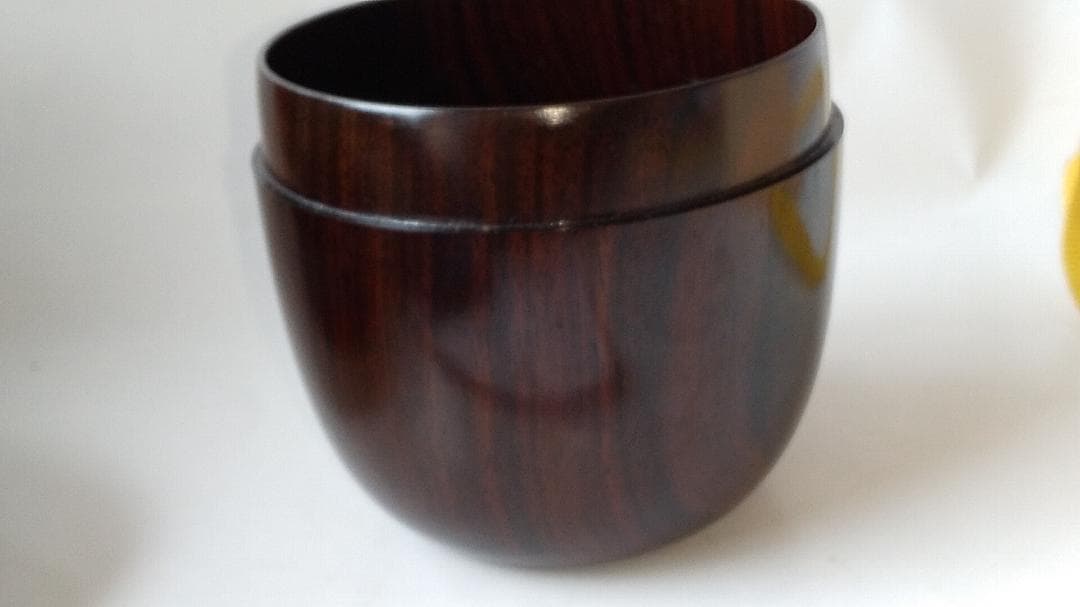 岡本漆専堂 岡本漆園 作 溜塗 中棗 共箱 漆器 漆芸 抹茶 茶道具 美品 です