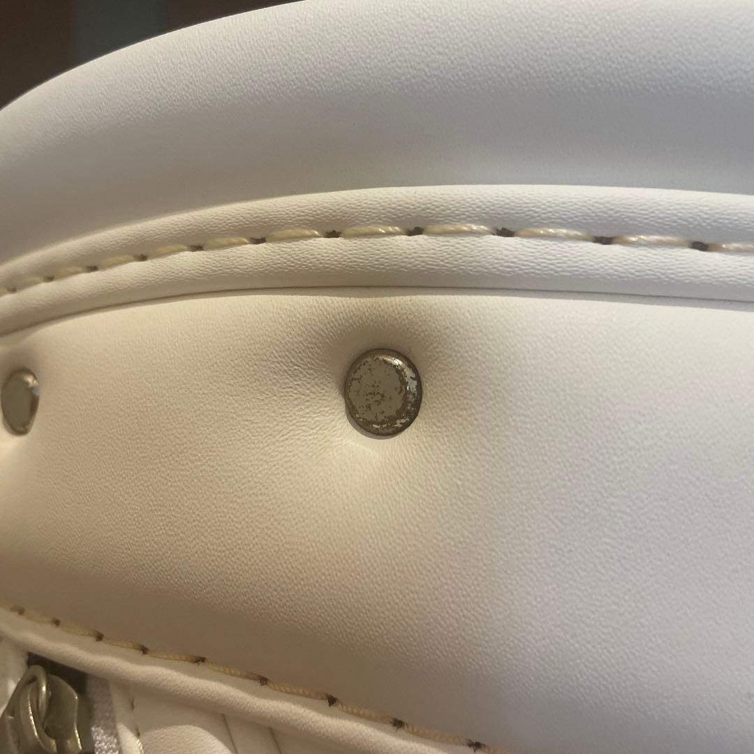 OFF キルティング ゴルフバッグ ホワイト※クラブはつきません※