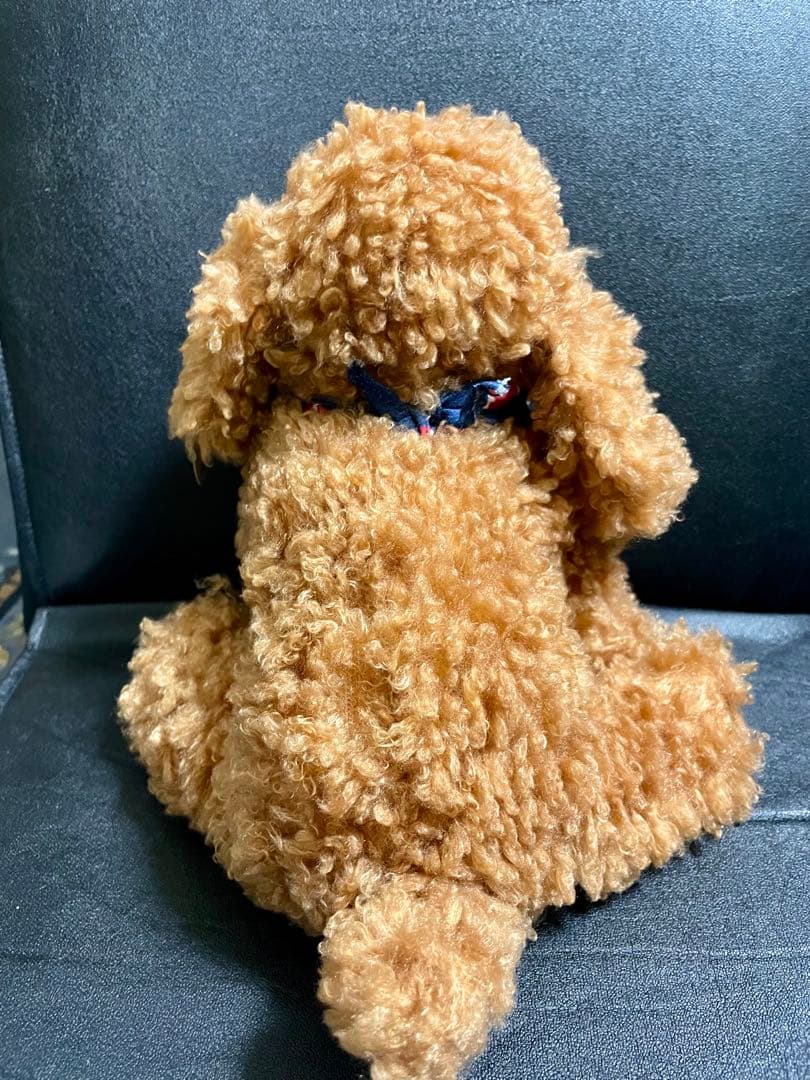 【新品未使用】茶色いトイプードル ぬいぐるみ 可愛いバンダナ付き　超可愛い　犬