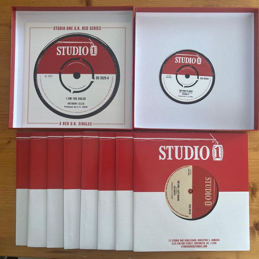 STUDIO ONE U.K. RED BOX SET レコードレコード