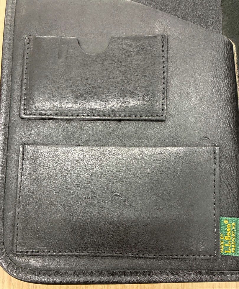 激レア70〜80s LLビーン メモパッド ケース ブラック黒
