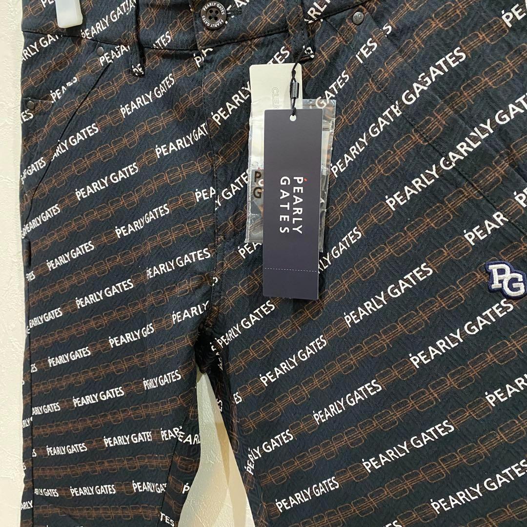 新品【PEARLY GATES】パーリーゲイツ　ジャガード　5ポケットパンツ　5