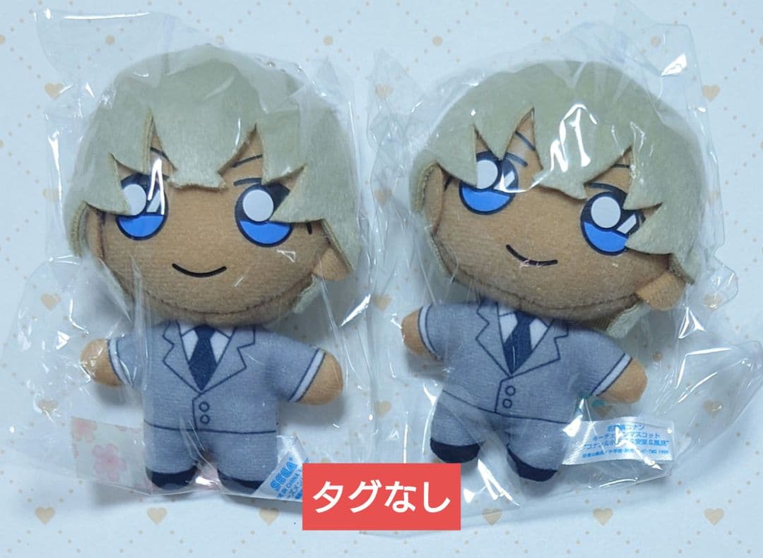 名探偵コナン　マスコット　ぬいぐるみ　赤井　安室　沖矢　コナン　キッド　ジン　哀