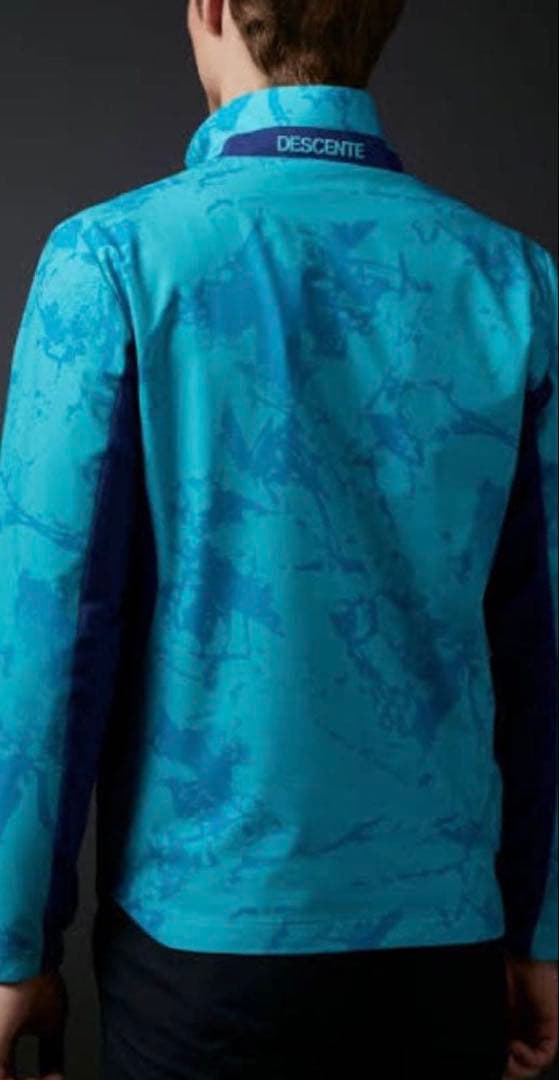 【美品】DESCENTE GOLF グラフィックウィンドジャケット　L