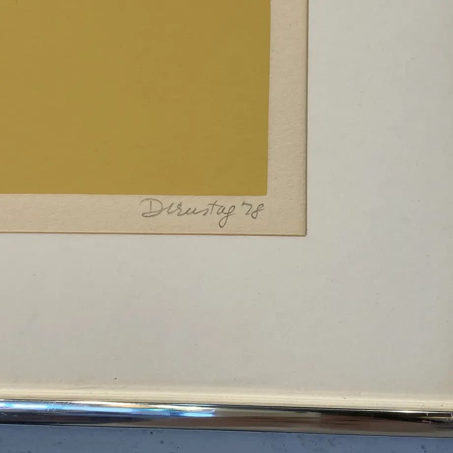 70年代　シルクスクリーン　アート作品