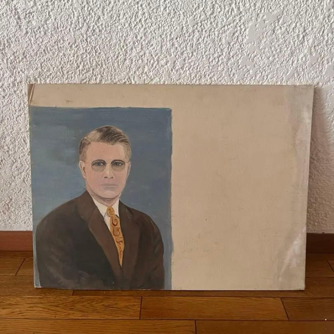 ヴィンテージ 油絵 アート hooked vintage RRL ラルフローレン