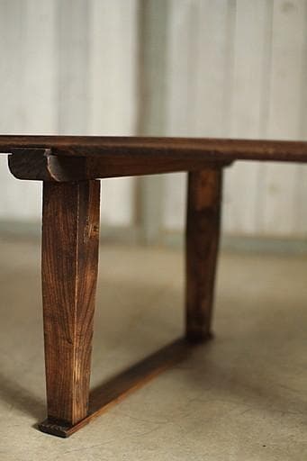 味のある木製のテーブル　ちゃぶ台　古家具　古民家