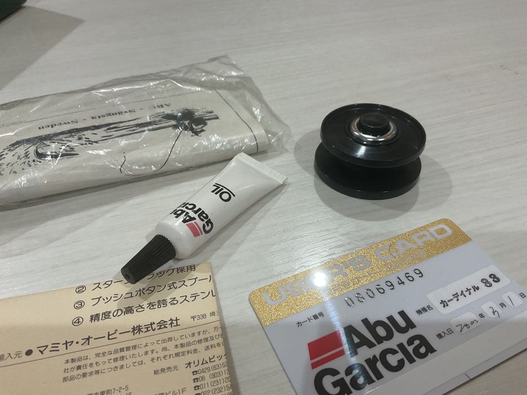 アブカーディナル33リール　釣り未使用品　箱付き