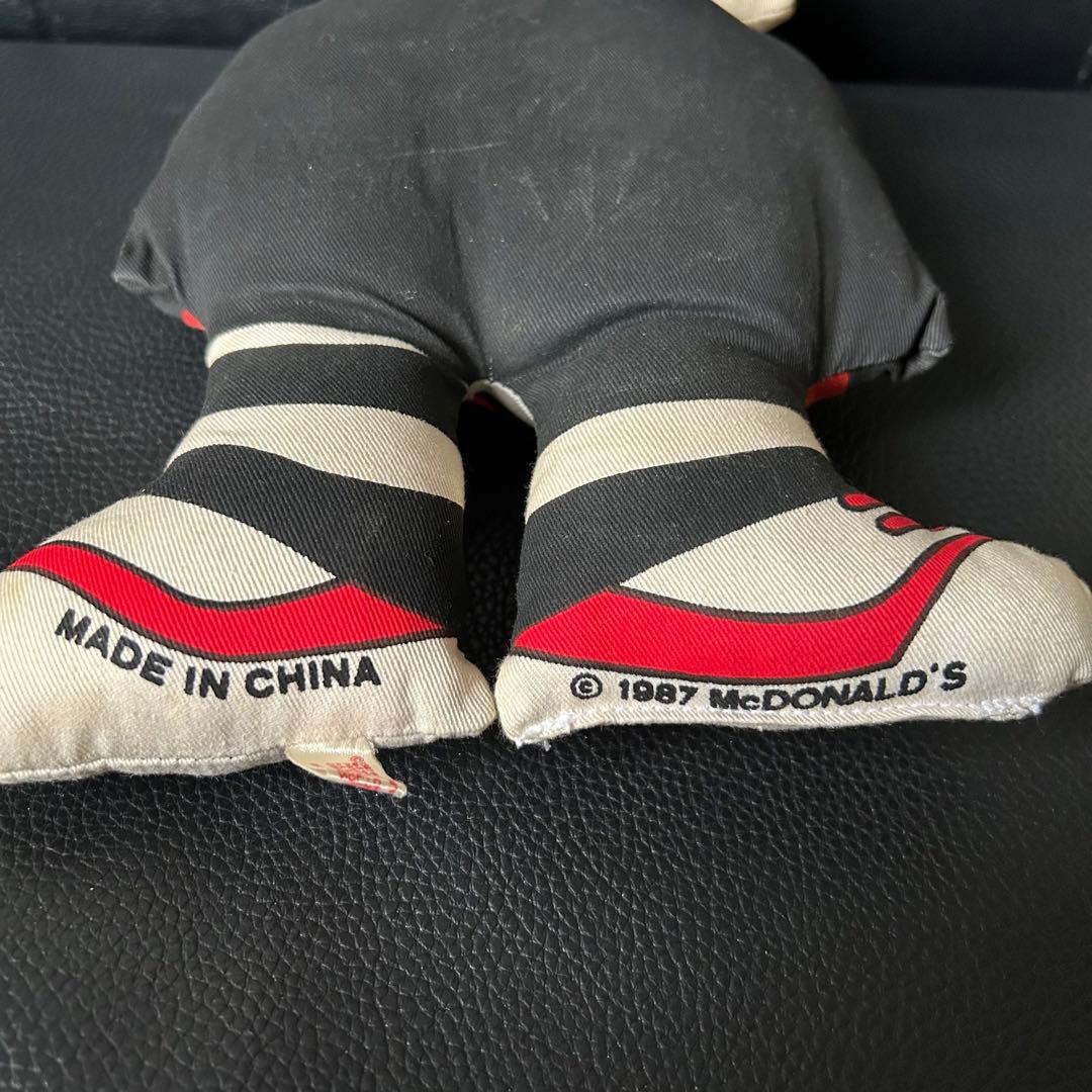 ★マクドナルド/ハンバーグラー 1987年 ピロードール/ラグドール　ぬいぐるみ