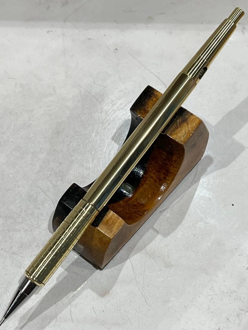 pg5+真鍮6角軸+フル真鍮(硬度表示窓有り、ノックカバー、ノックボタン)