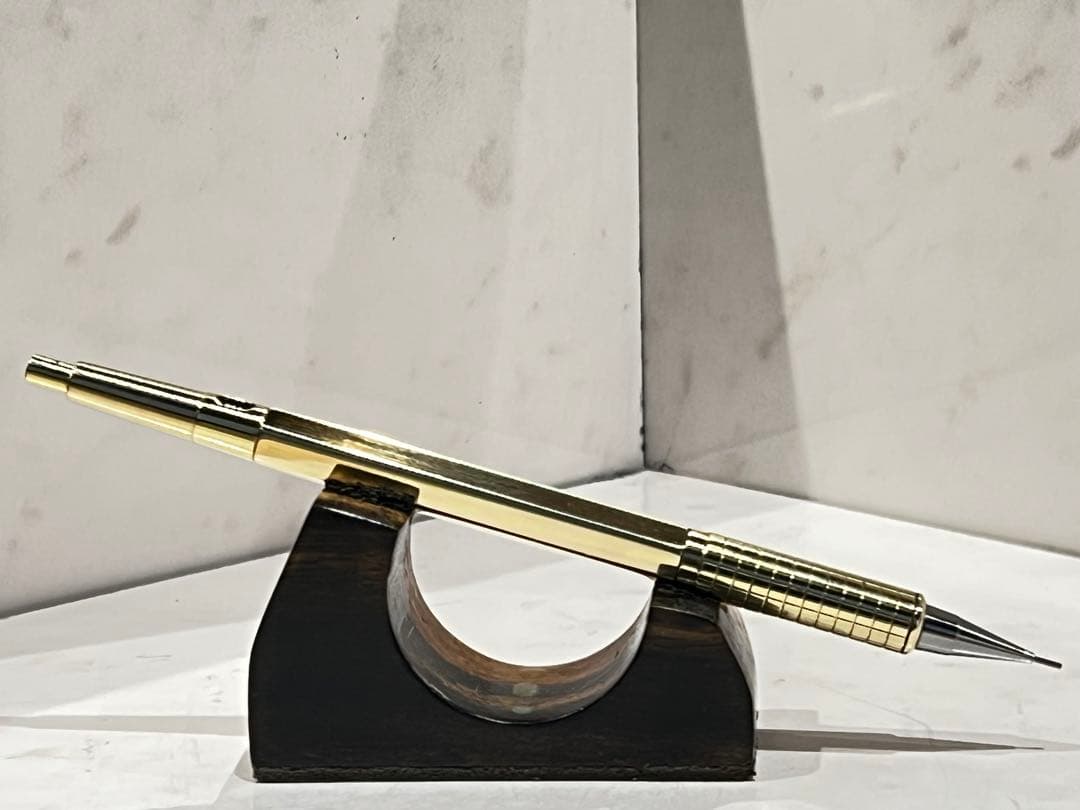 pg5+真鍮6角軸+フル真鍮(硬度表示窓有り、ノックカバー、ノックボタン)