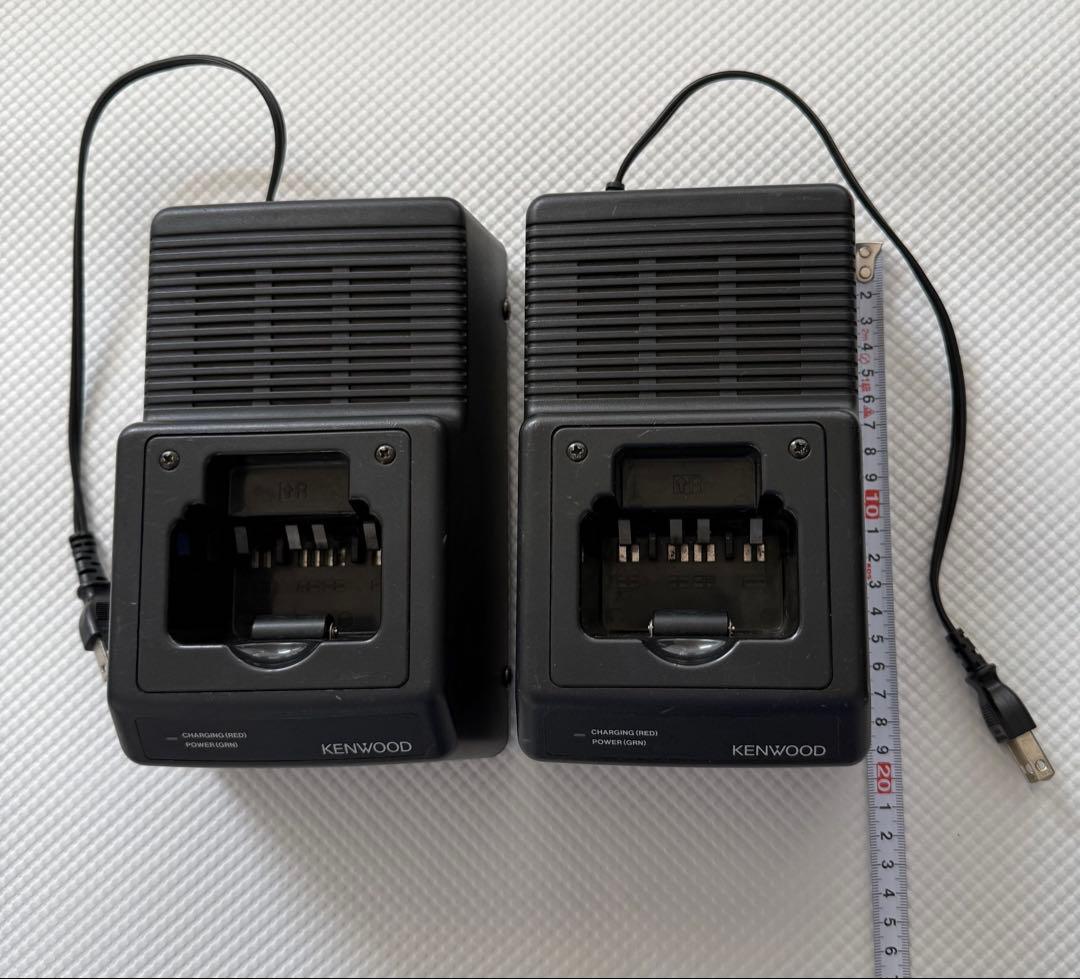 KENWOOD トランシーバー 5台セット　充電器2台　ジャンク　1995年製