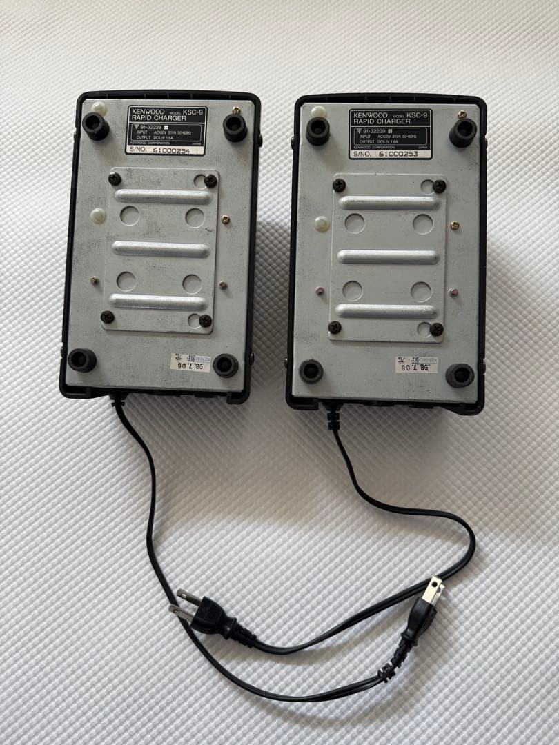 KENWOOD トランシーバー 5台セット　充電器2台　ジャンク　1995年製