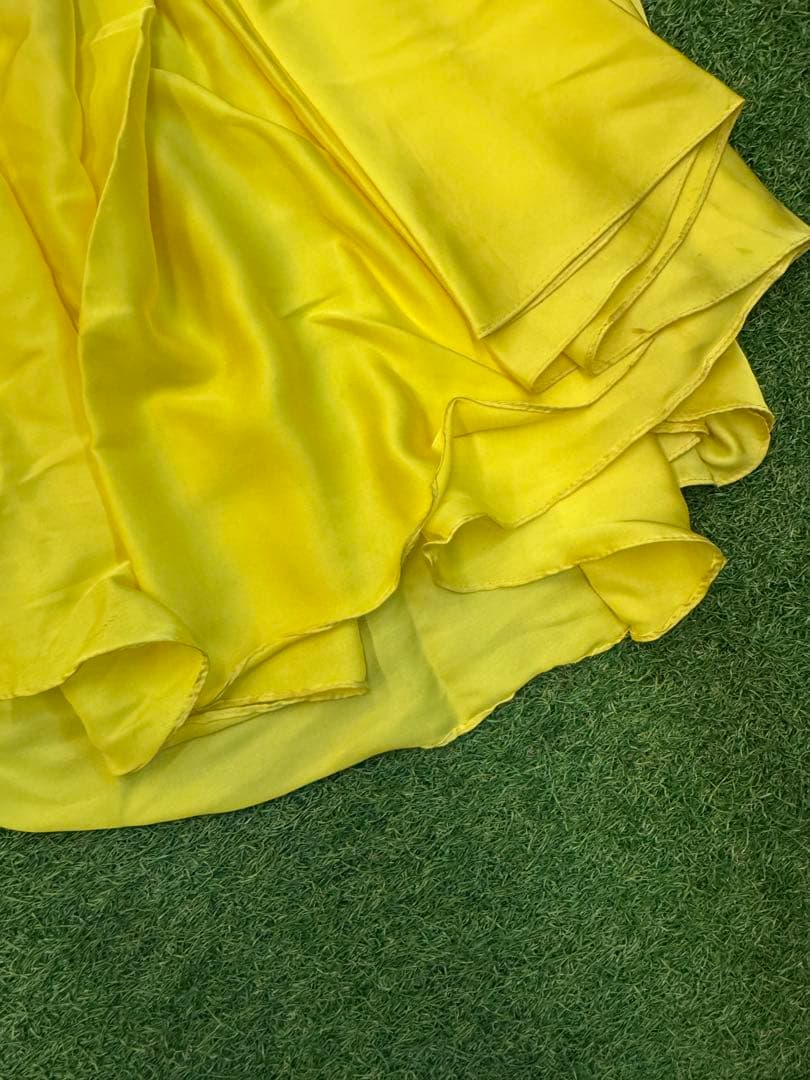 【Emanzaki】ベリーダンス　イマンザキ衣装　ブラ　スカート　イエロー