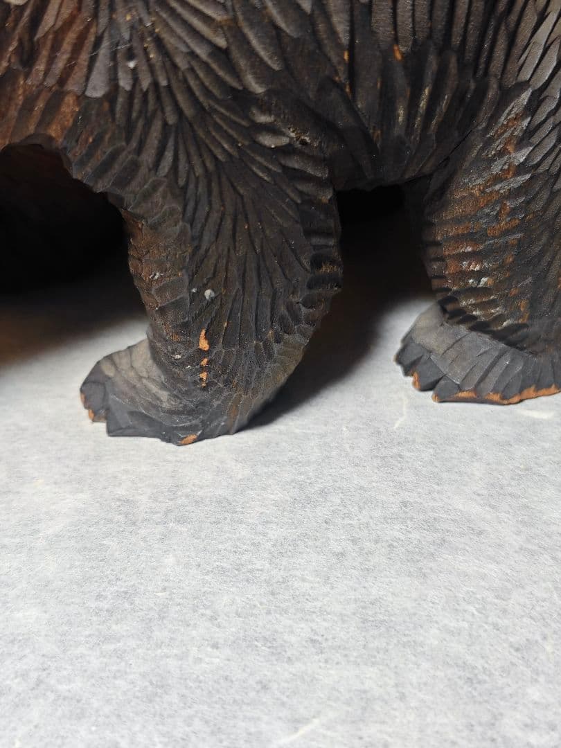 熊　木彫り　八雲　やくも　朴瑩 中里伊三郎　 北海道　民芸　　　希少