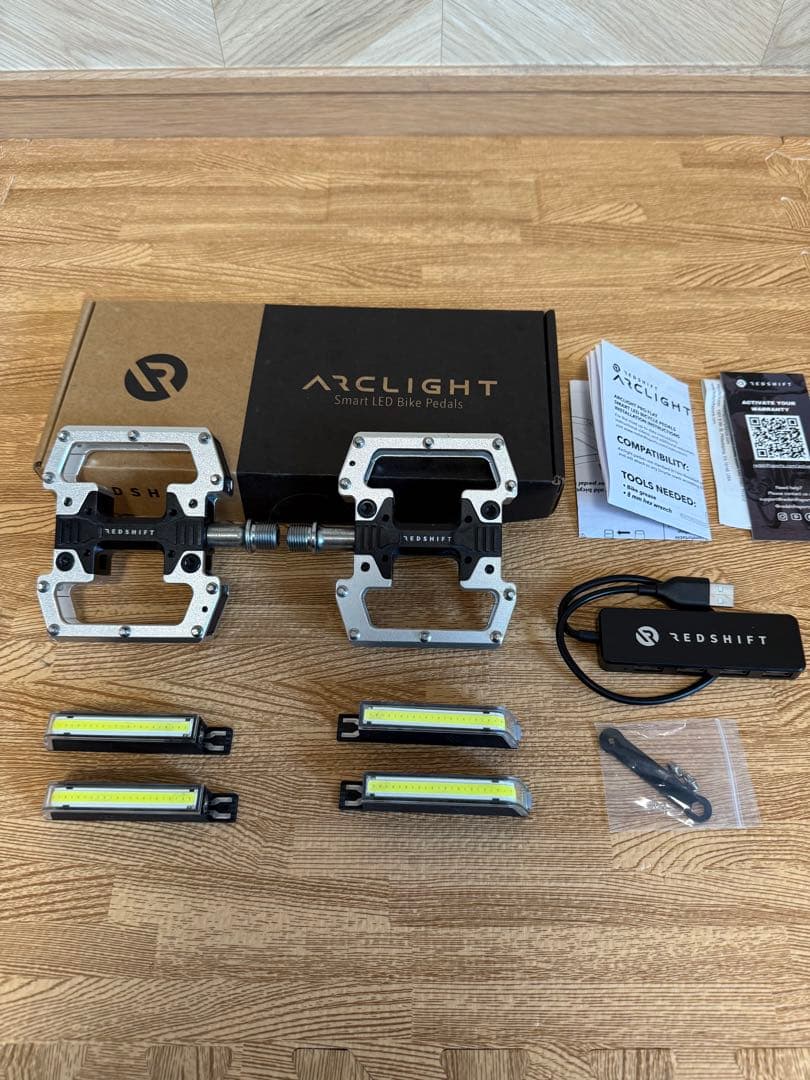 Redshift ライト内蔵ペダル Arclight MTB マウンテン 美品