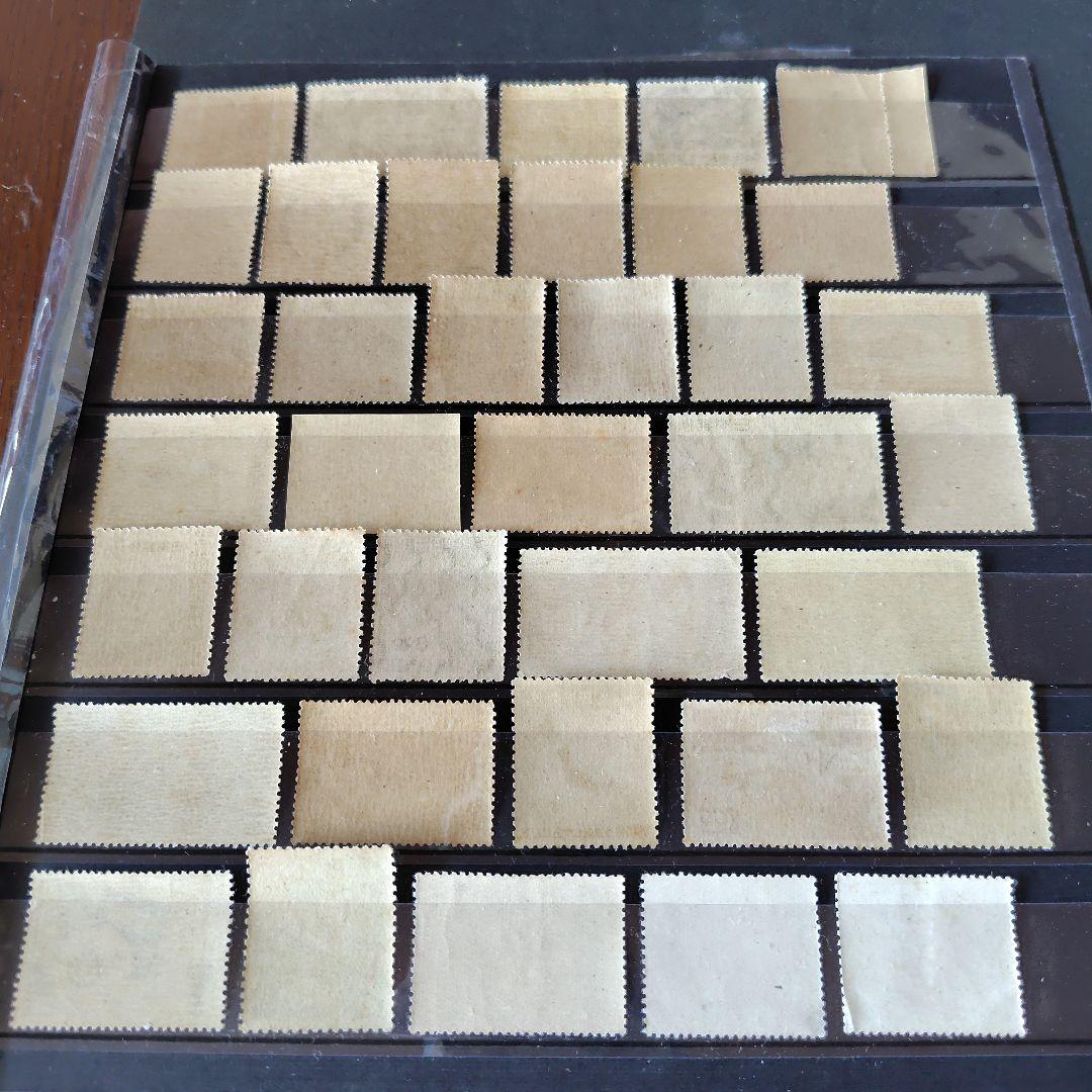 銭単位切手 戦後発行記念切手 美品極美品のみ 37種セット