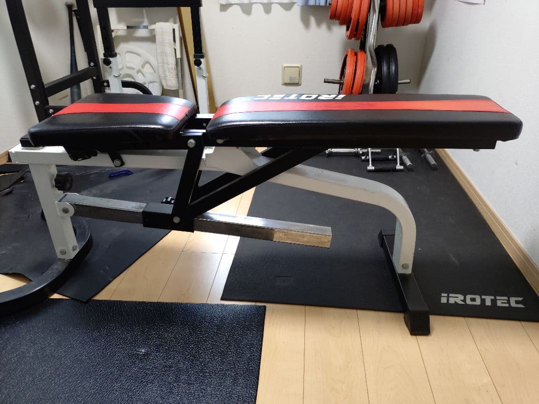 IROTEC アイロテック　ダンベルプレート　シャフト　ベンチ　一式