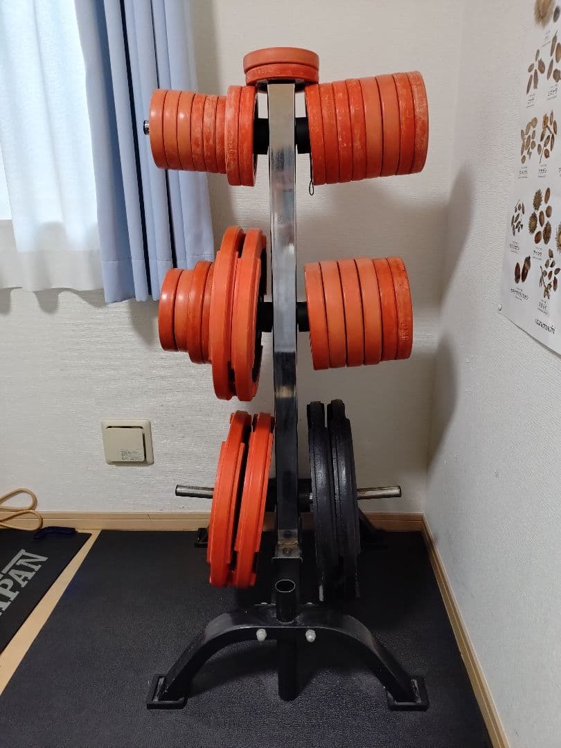 IROTEC アイロテック　ダンベルプレート　シャフト　ベンチ　一式