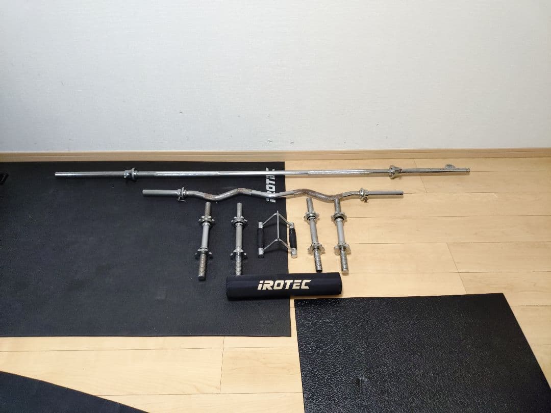IROTEC アイロテック　ダンベルプレート　シャフト　ベンチ　一式