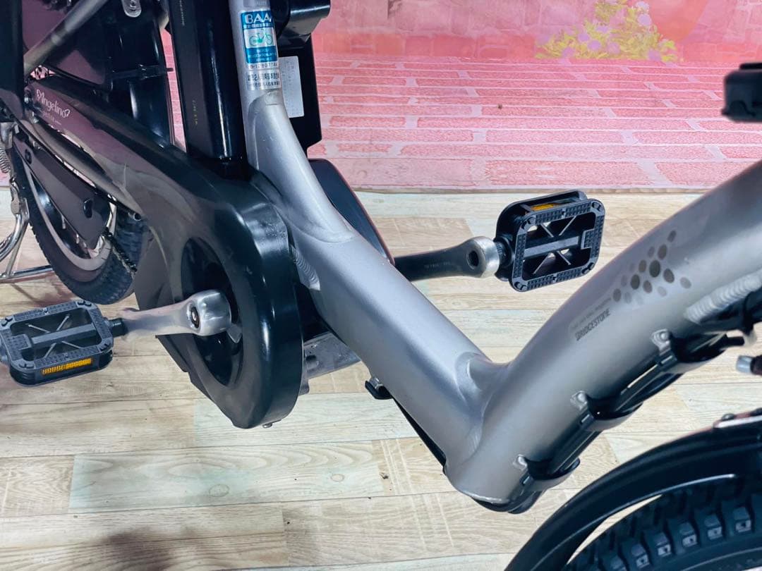 K2620 電動自転車ブリヂストン アンジェリーノ 子供乗せ 20インチ