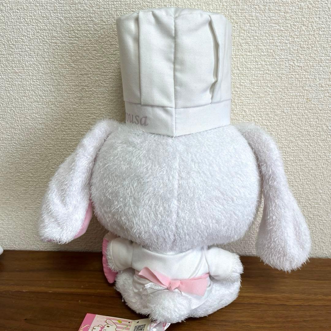 シュガーバニーズ　しろうさ＆くろうさ ぬいぐるみ　パティシエ