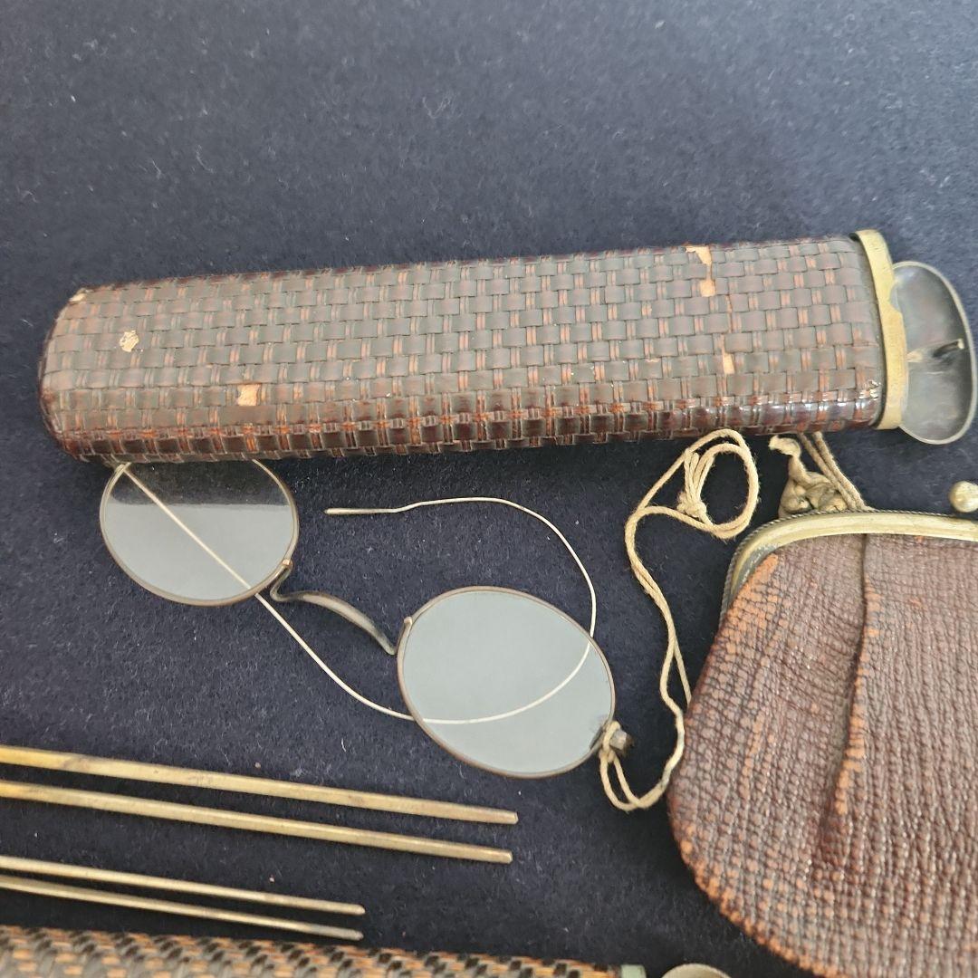 長*月様 メ*ル様 煙管‥古いメガネ入れ‥カンザシいろいろ