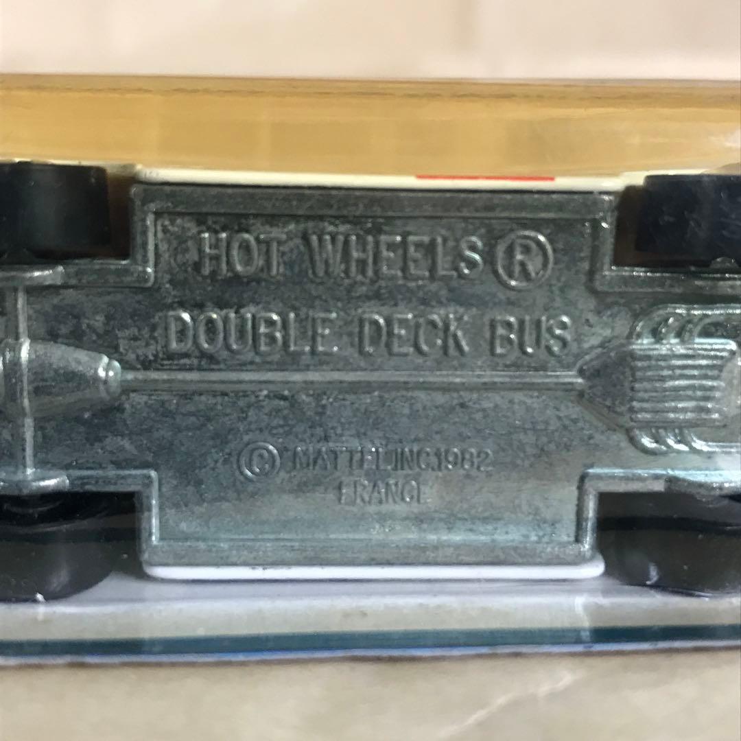未開封　Hot Wheels Double Deck Bus バス ダイキャスト