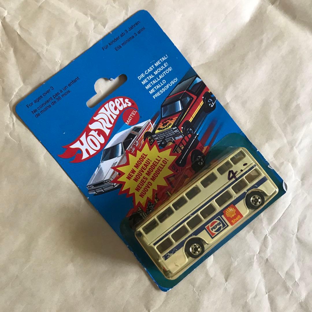 未開封　Hot Wheels Double Deck Bus バス ダイキャスト