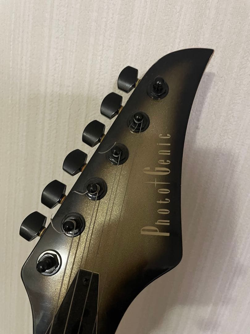 エレキギター シルバーグラデーション PG-10アンプ付き