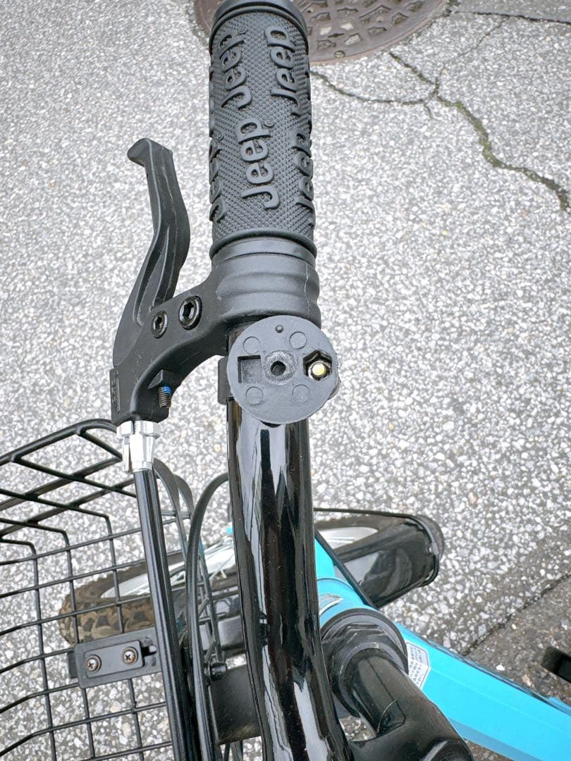 shiori Jeep 子供用自転車 水色 16インチ 前バスケット付き