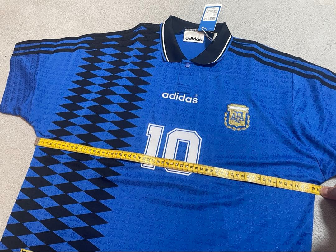 限定品 新品 アルゼンチン代表 94 アウェイ ユニフォーム 復刻版メッシ2XL