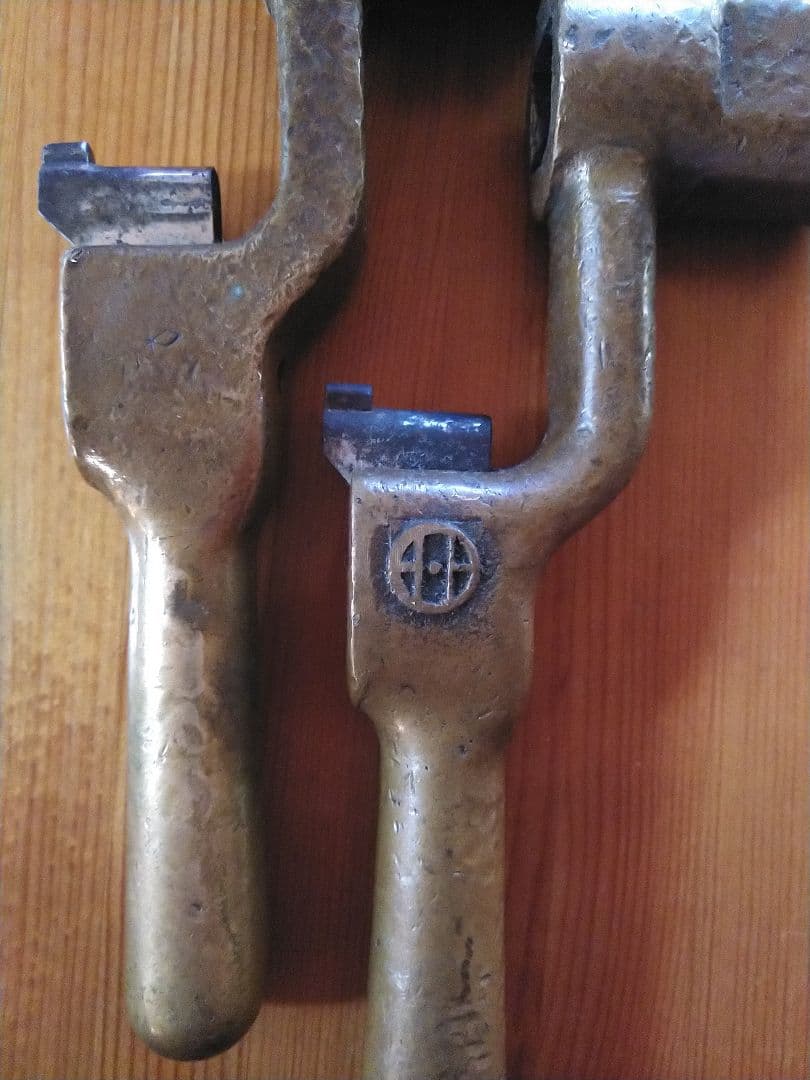 ブレーキハンドル二本&鉄道時計