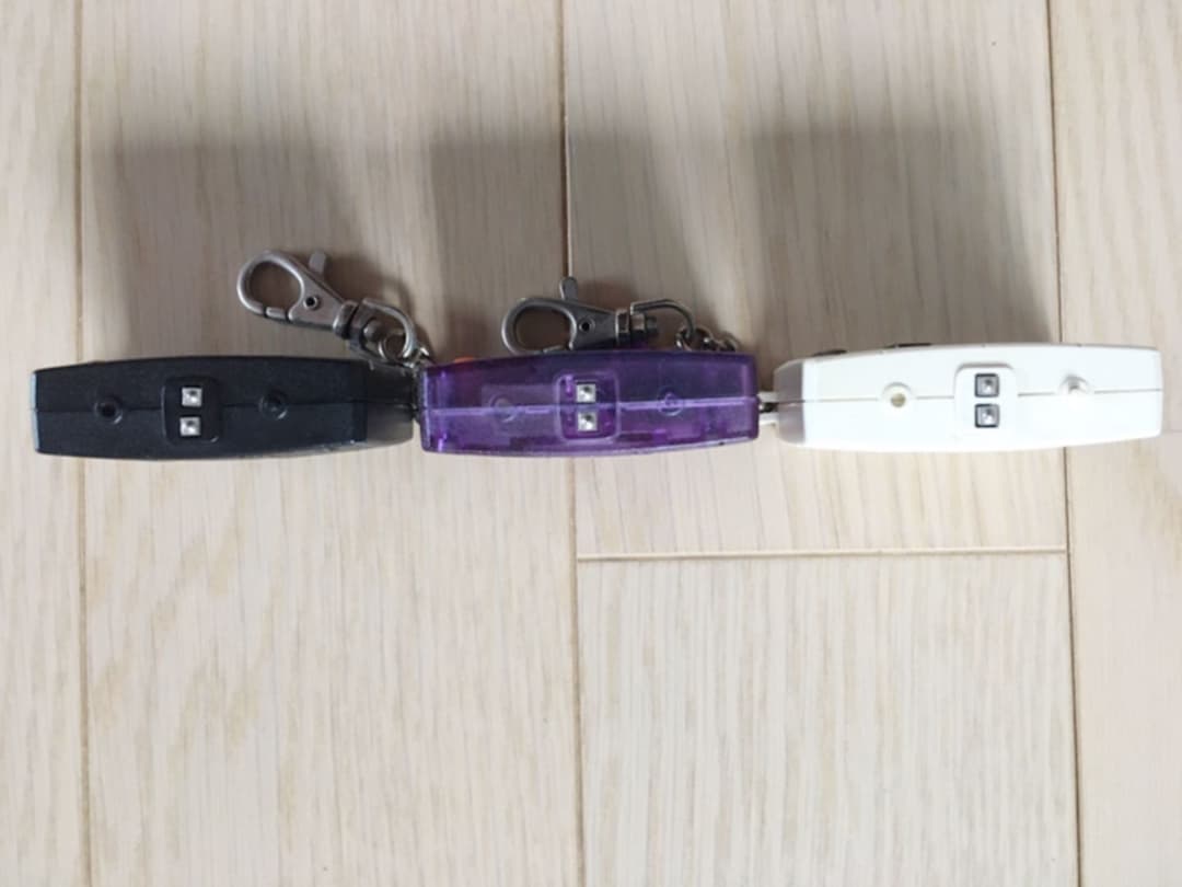 携帯版　デジモン　デジタルモンスター　初期　黒　白　紫　合計3台