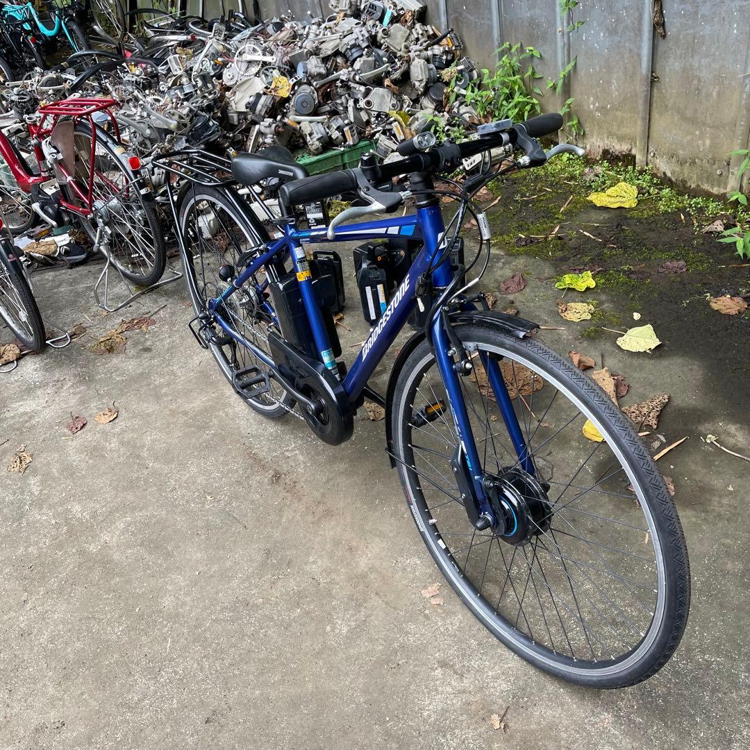 ブリヂストン 電動アシスト自転車 青　b200