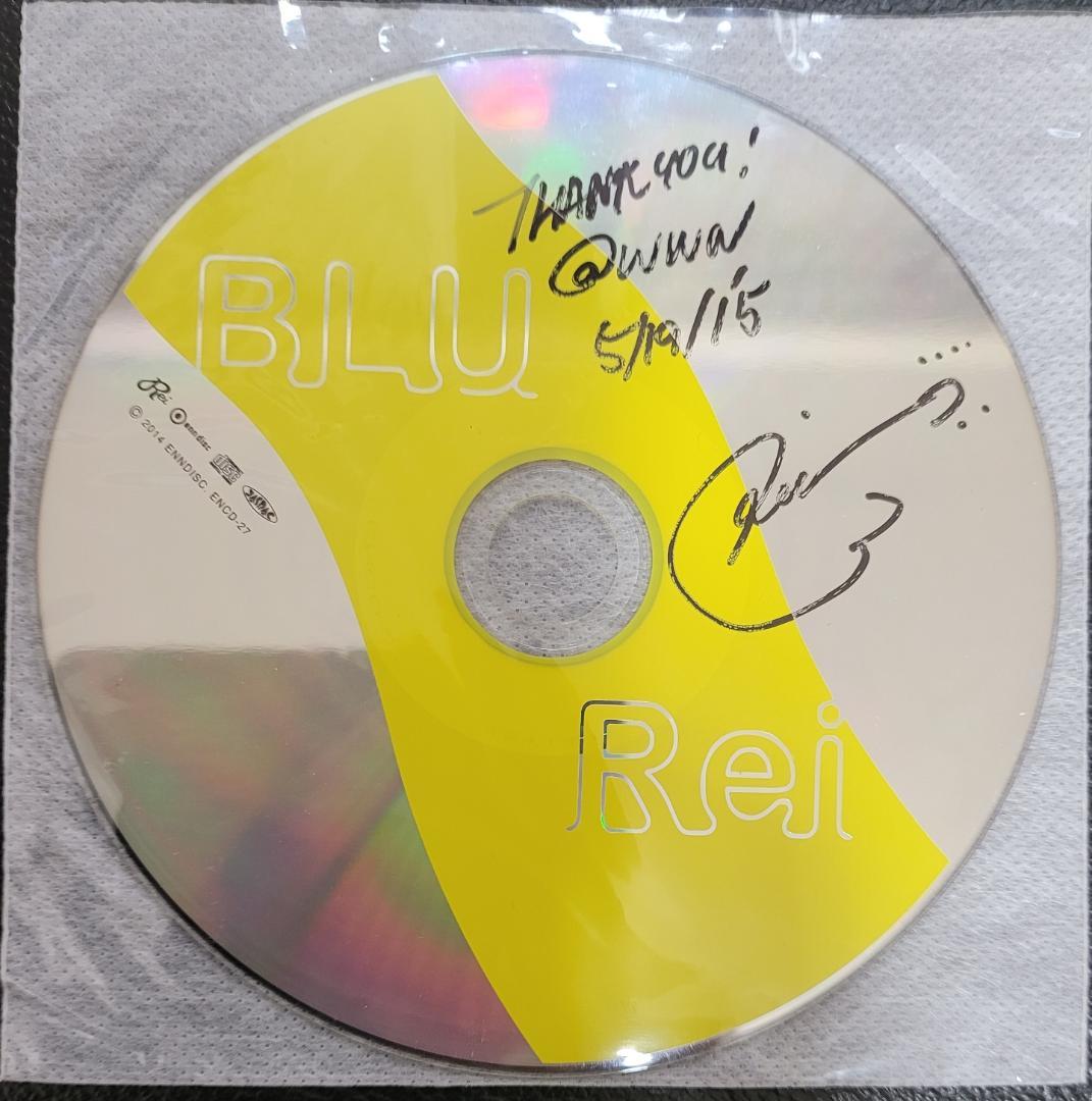 Rei『BLU』　直筆サイン入り　デビュー盤　廃盤