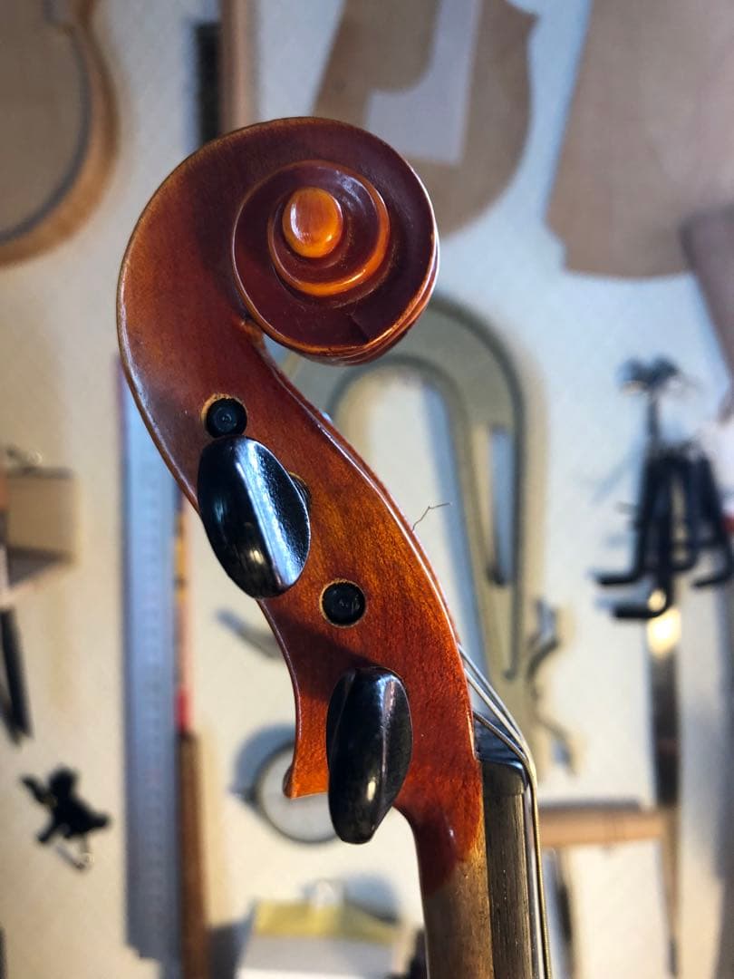 【駒&魂柱調整済】Suzuki分数バイオリンNo280 1/8 1977