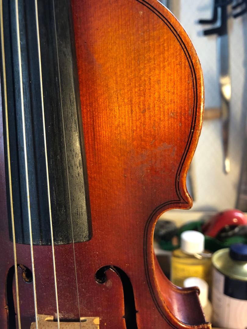 【駒&魂柱調整済】Suzuki分数バイオリンNo280 1/8 1977