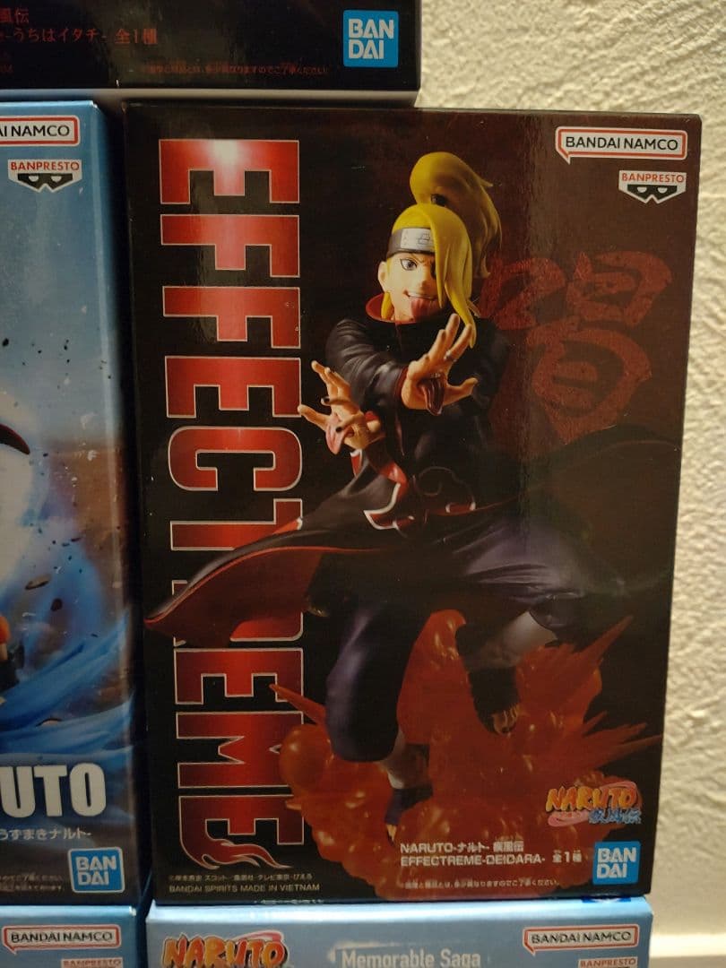 未開封フィギュア　デイダラEFFECTREME　イタチ　ナルトMemorable