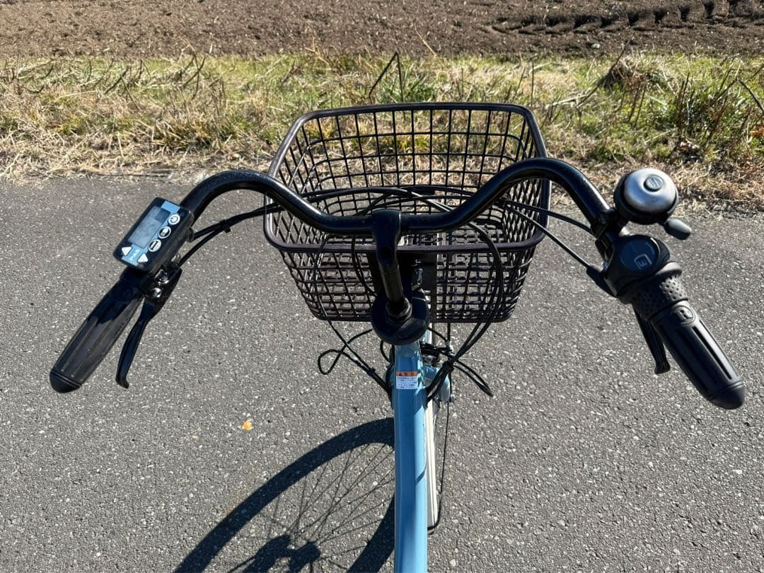 ヤマハ電動アシスト自転車 シティタイプ 青